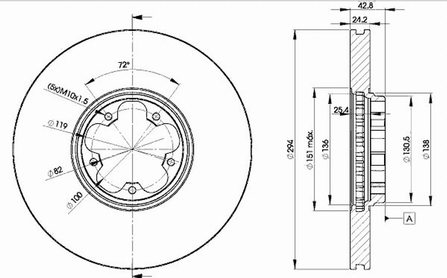 Icer 78BD5613 - Kočioni disk www.molydon.hr