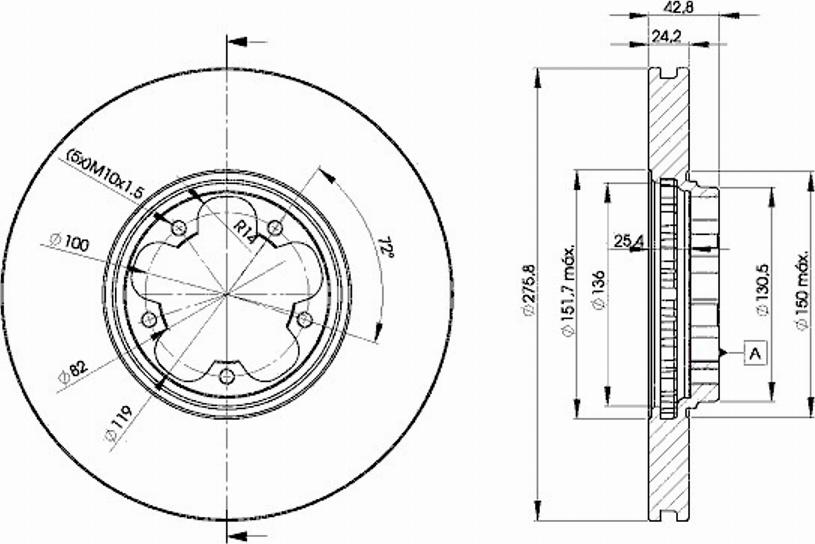 Icer 78BD5612 - Kočioni disk www.molydon.hr