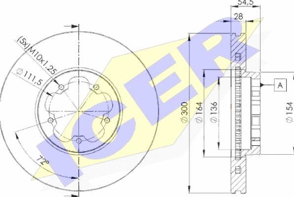 Icer 78BD5630-2 - Kočioni disk www.molydon.hr