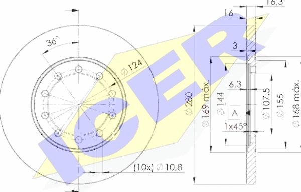 Icer 78BD5631-2 - Kočioni disk www.molydon.hr