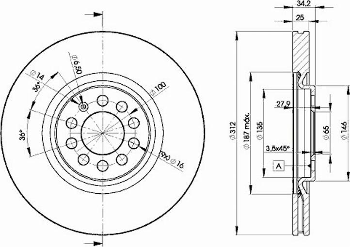 Icer 78BD5620 - Kočioni disk www.molydon.hr