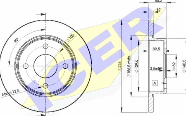 Icer 78BD5001-2 - Kočioni disk www.molydon.hr