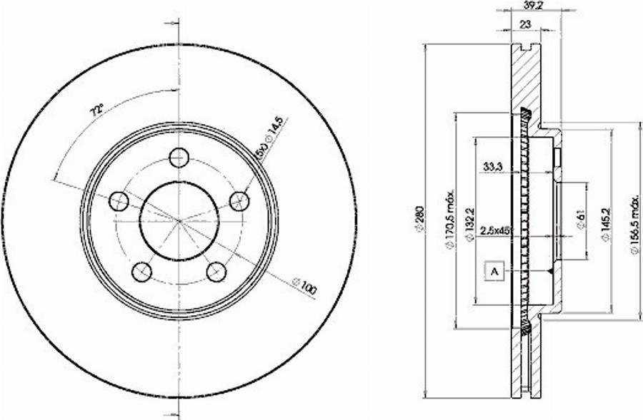 Icer 78BD5300 - Kočioni disk www.molydon.hr