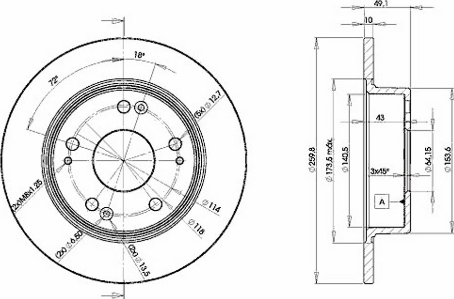 Icer 78BD5252 - Kočioni disk www.molydon.hr