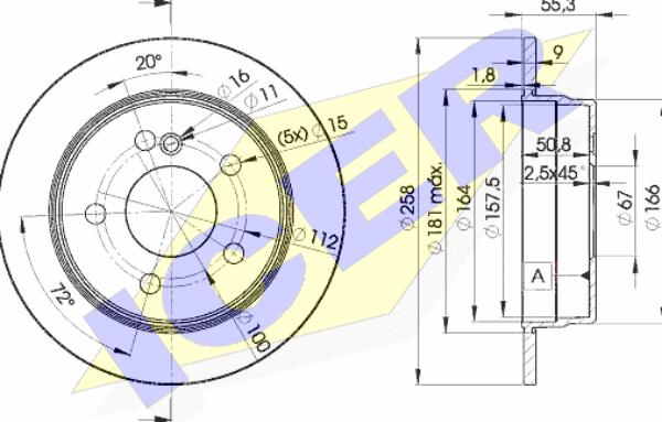 Icer 78BD6470-2 - Kočioni disk www.molydon.hr