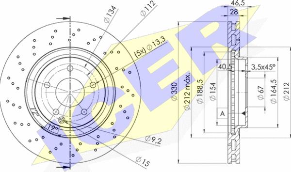 Icer 78BD6478-2 - Kočioni disk www.molydon.hr