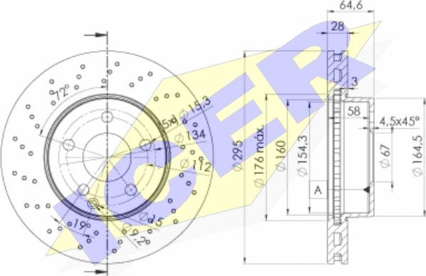 Icer 78BD6473-2 - Kočioni disk www.molydon.hr