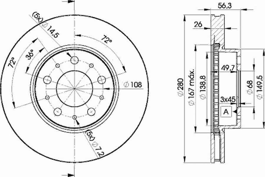 Icer 78BD6567 - Kočioni disk www.molydon.hr