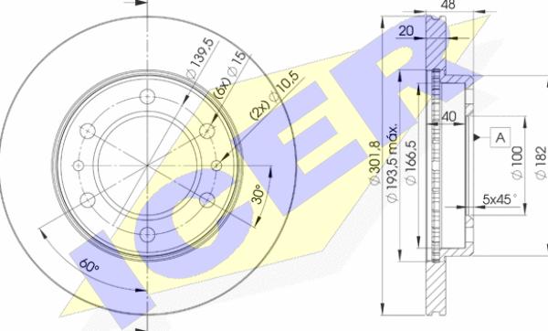 Icer 78BD6004-2 - Kočioni disk www.molydon.hr