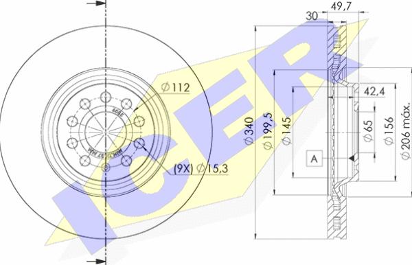 Icer 78BD6085-2 - Kočioni disk www.molydon.hr