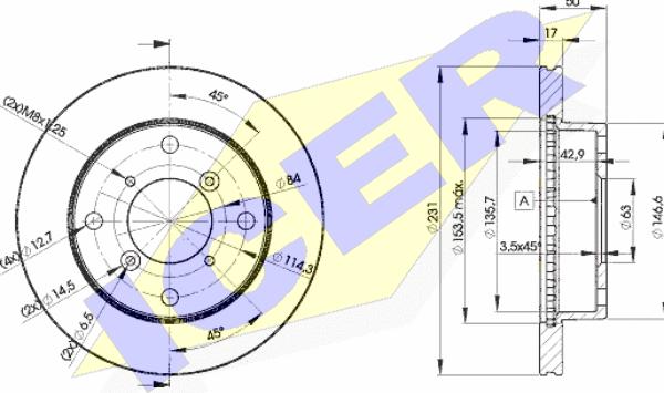 Icer 78BD6030-2 - Kočioni disk www.molydon.hr