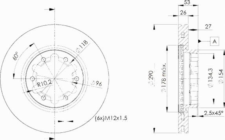 Icer 78BD6031 - Kočioni disk www.molydon.hr