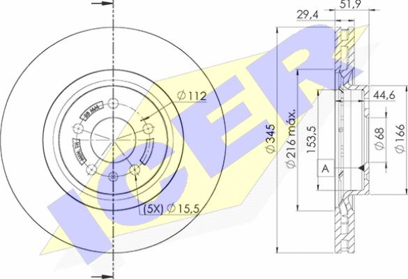 Icer 78BD6078-2 - Kočioni disk www.molydon.hr