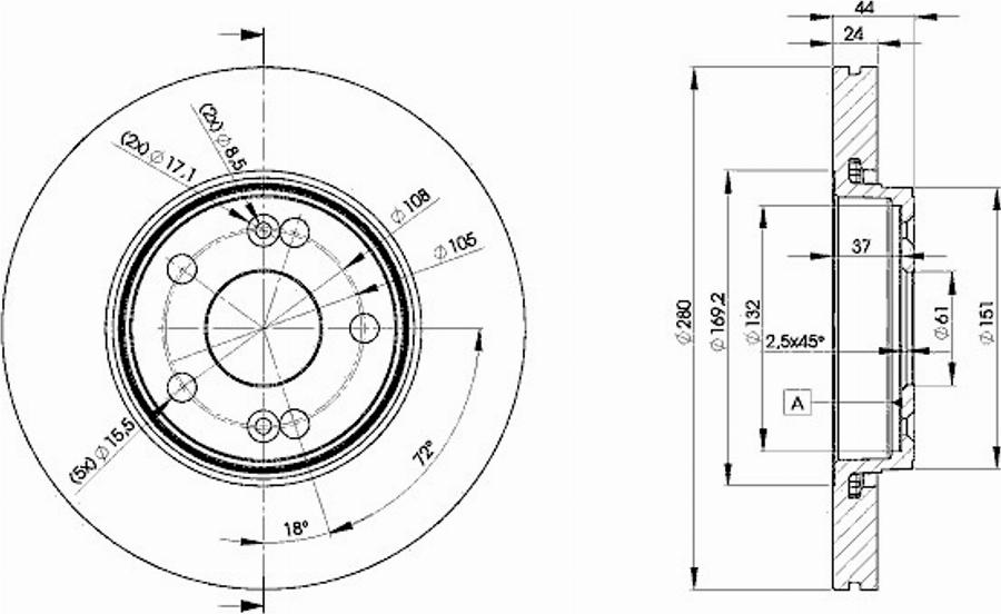 Icer 78BD6198 - Kočioni disk www.molydon.hr