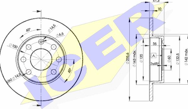 Icer 78BD6193-2 - Kočioni disk www.molydon.hr