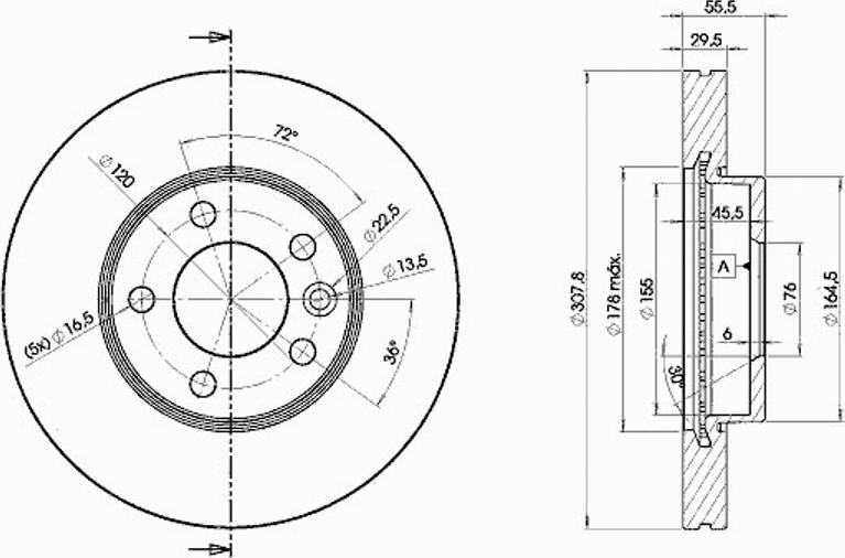 Icer 78BD6153 - Kočioni disk www.molydon.hr