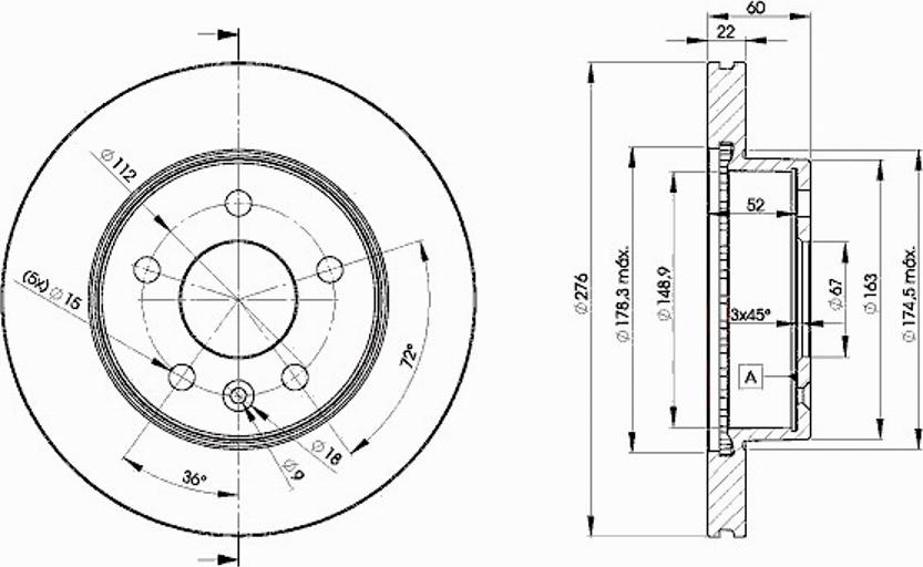 Icer 78BD6380 - Kočioni disk www.molydon.hr