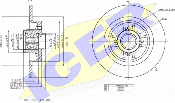 Icer 78BD6329-1 - Kočioni disk www.molydon.hr