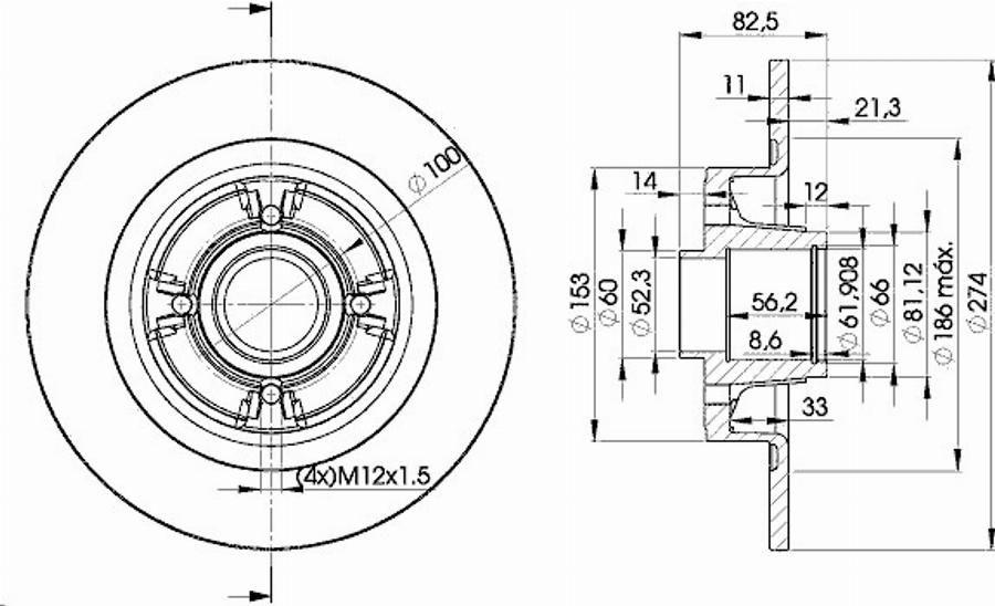 Icer 78BD6328 - Komplet kočnica, disk-kočnica www.molydon.hr