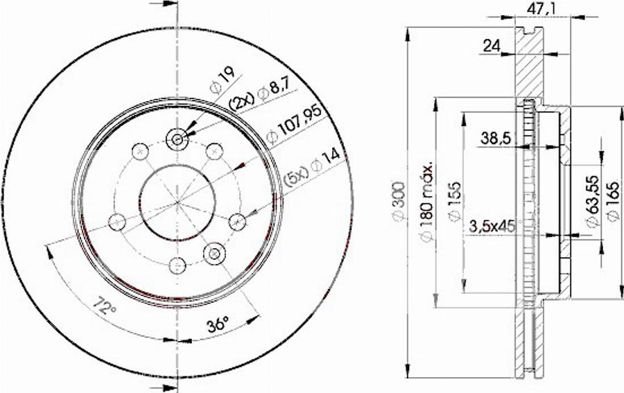 Icer 78BD6767 - Komplet kočnica, disk-kočnica www.molydon.hr