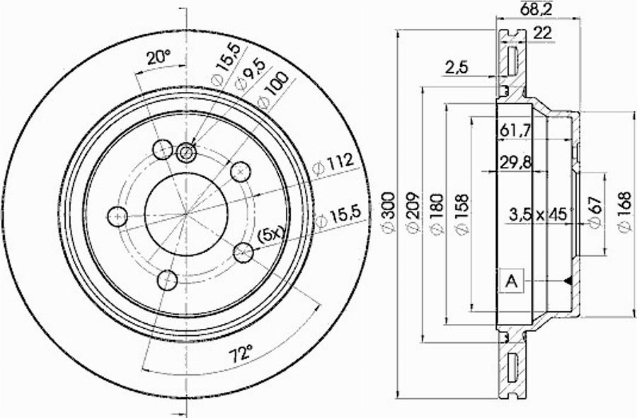 Icer 78BD0910 - Kočioni disk www.molydon.hr