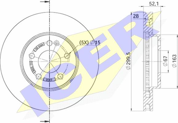 Icer 78BD0408-2 - Kočioni disk www.molydon.hr