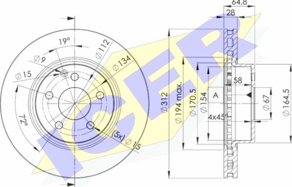 Icer 78BD0414-2 - Kočioni disk www.molydon.hr