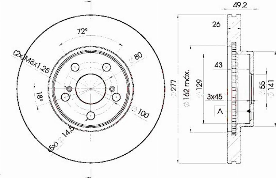 Icer 78BD0504 - Kočioni disk www.molydon.hr