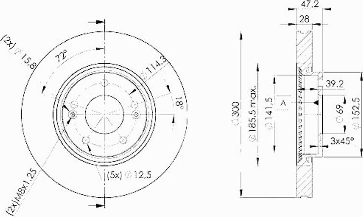 Icer 78BD0580 - Kočioni disk www.molydon.hr