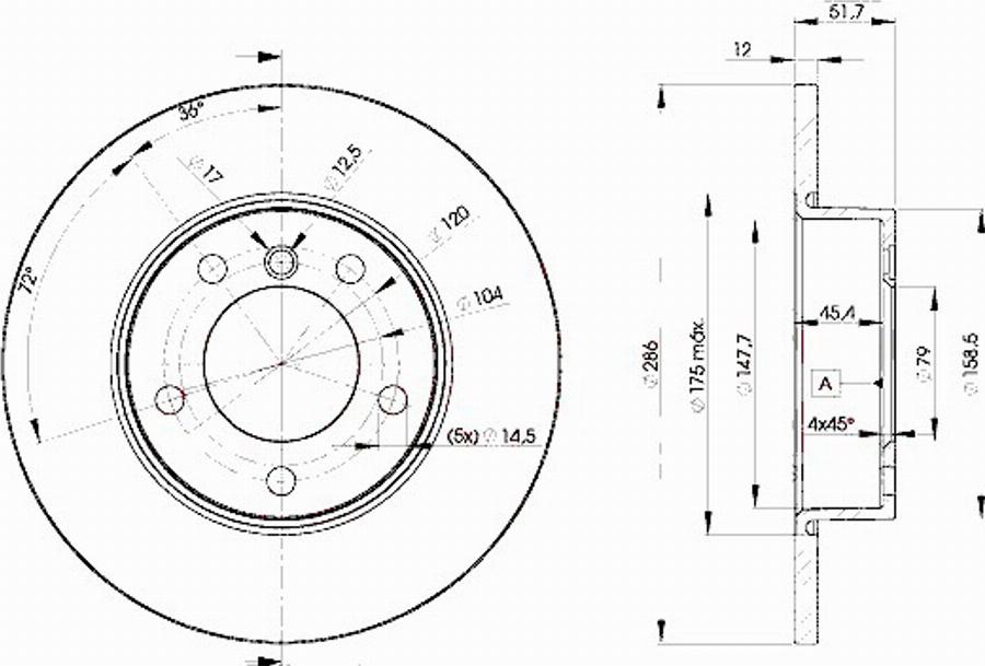 Icer 78BD0673 - Kočioni disk www.molydon.hr