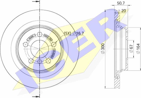 Icer 78BD0044-2 - Kočioni disk www.molydon.hr