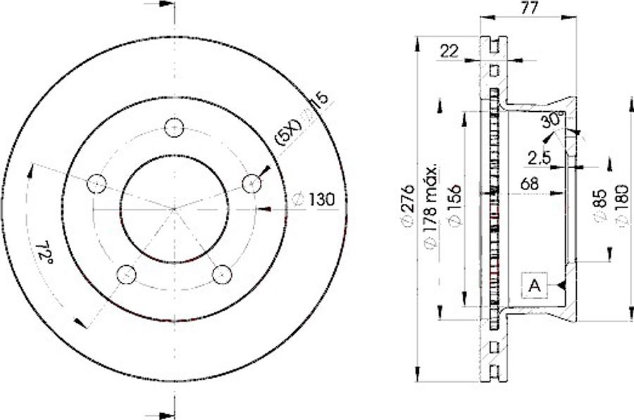 Icer 78BD0181 - Kočioni disk www.molydon.hr