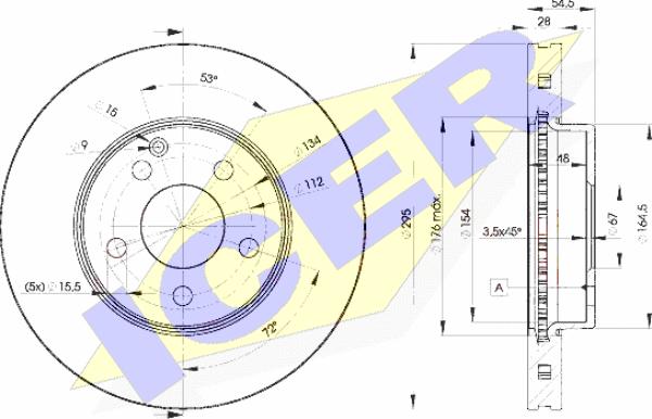 Icer 78BD0812-2 - Kočioni disk www.molydon.hr