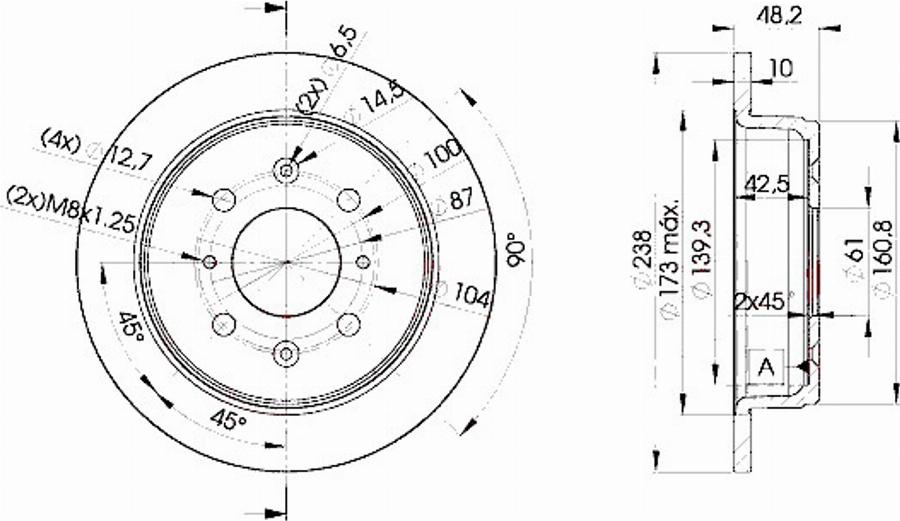 Icer 78BD0817 - Kočioni disk www.molydon.hr