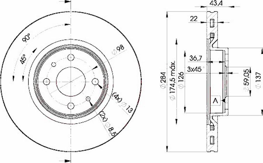 Icer 78BD0356 - Komplet kočnica, disk-kočnica www.molydon.hr