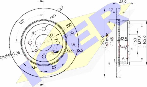 Icer 78BD0715-2 - Kočioni disk www.molydon.hr