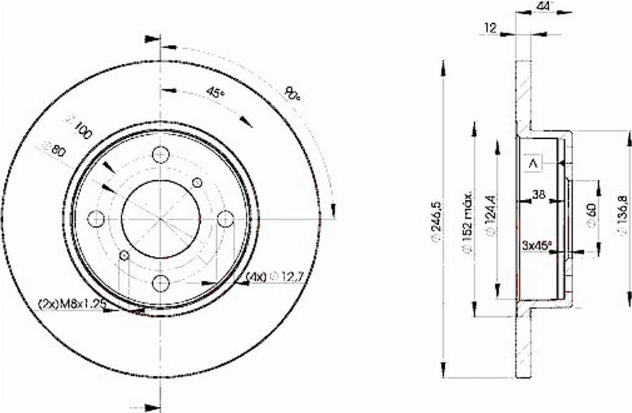 Icer 78BD0711 - Kočioni disk www.molydon.hr