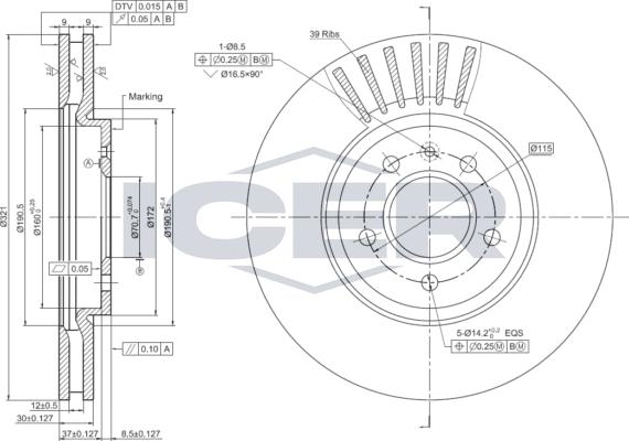 Icer 78BD1569-1 - Kočioni disk www.molydon.hr