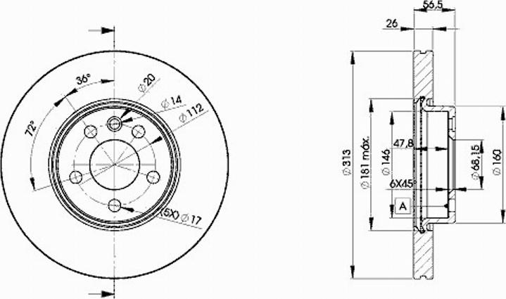 Icer 78BD1530 - Kočioni disk www.molydon.hr