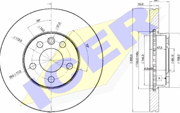 Icer 78BD1531-2 - Kočioni disk www.molydon.hr