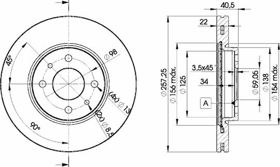 Icer 78BD1650 - Kočioni disk www.molydon.hr