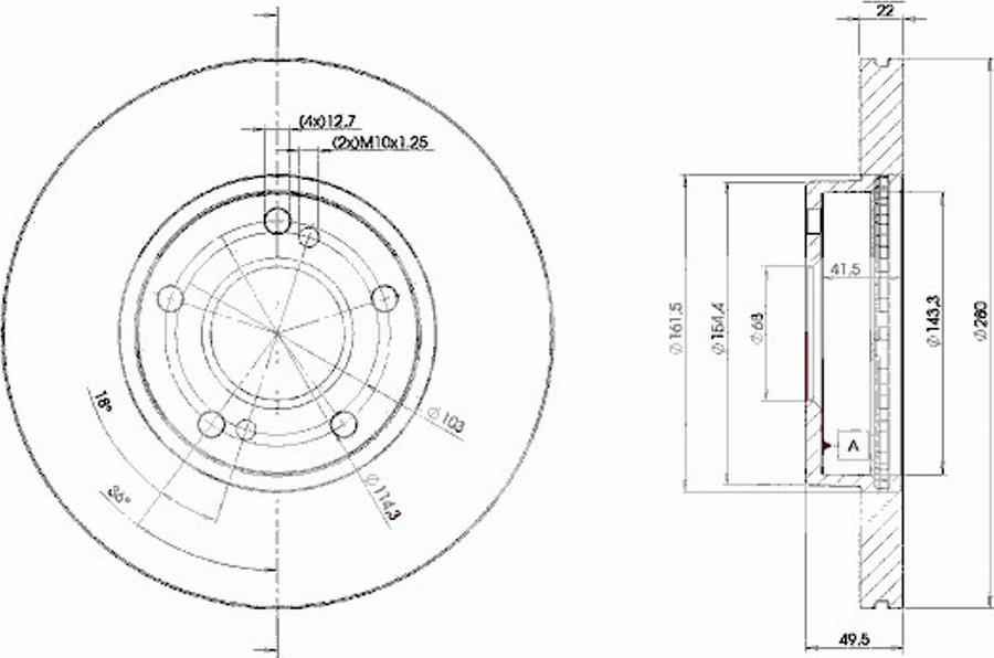 Icer 78BD1057 - Kočioni disk www.molydon.hr