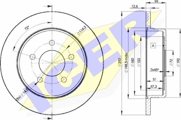 Icer 78BD1023-2 - Kočioni disk www.molydon.hr