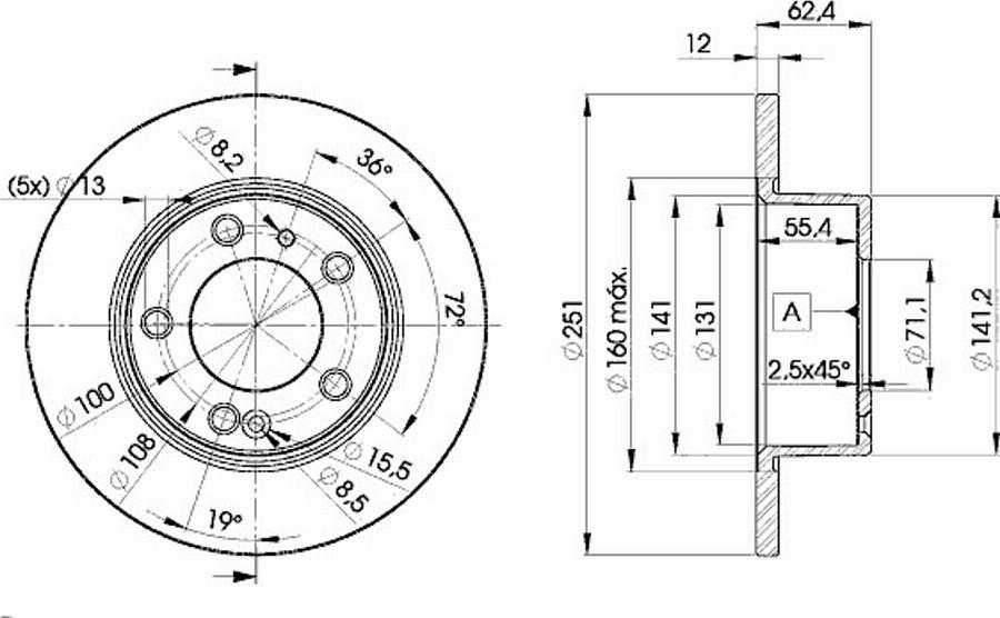 Icer 78BD1796 - Kočioni disk www.molydon.hr