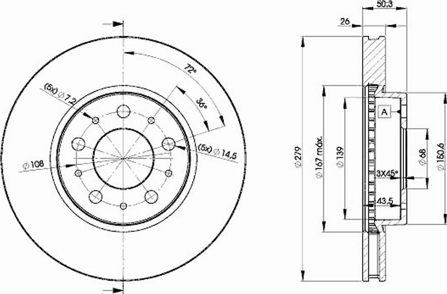 Icer 78BD1788 - Kočioni disk www.molydon.hr