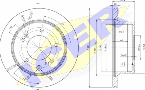 Icer 78BD8411-2 - Kočioni disk www.molydon.hr