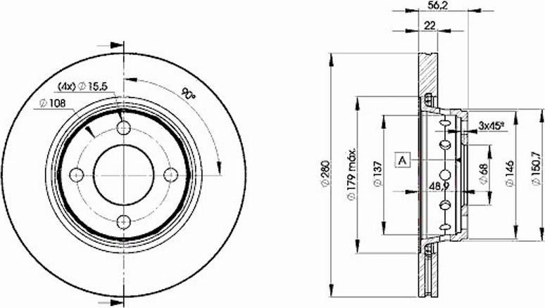 Icer 78BD8011 - Kočioni disk www.molydon.hr