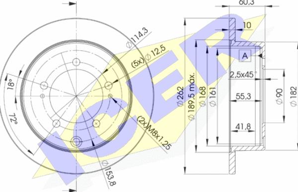 Icer 78BD8326-2 - Kočioni disk www.molydon.hr