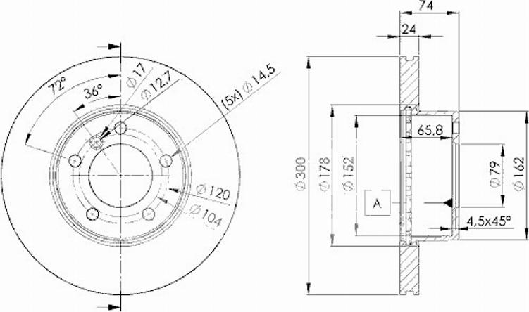 Icer 78BD3405 - Kočioni disk www.molydon.hr