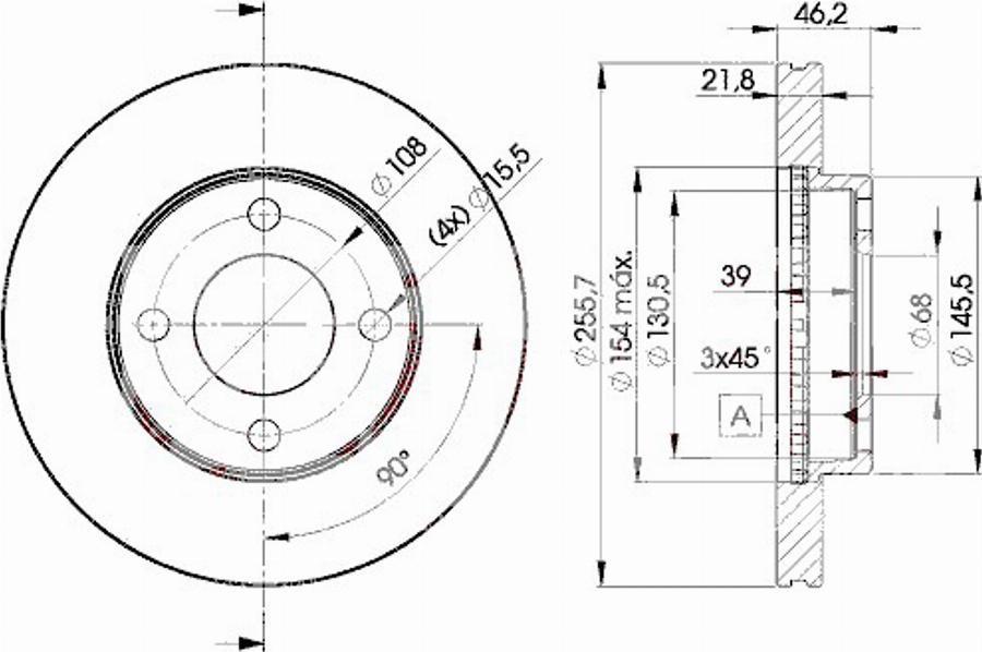 Icer 78BD3633 - Kočioni disk www.molydon.hr